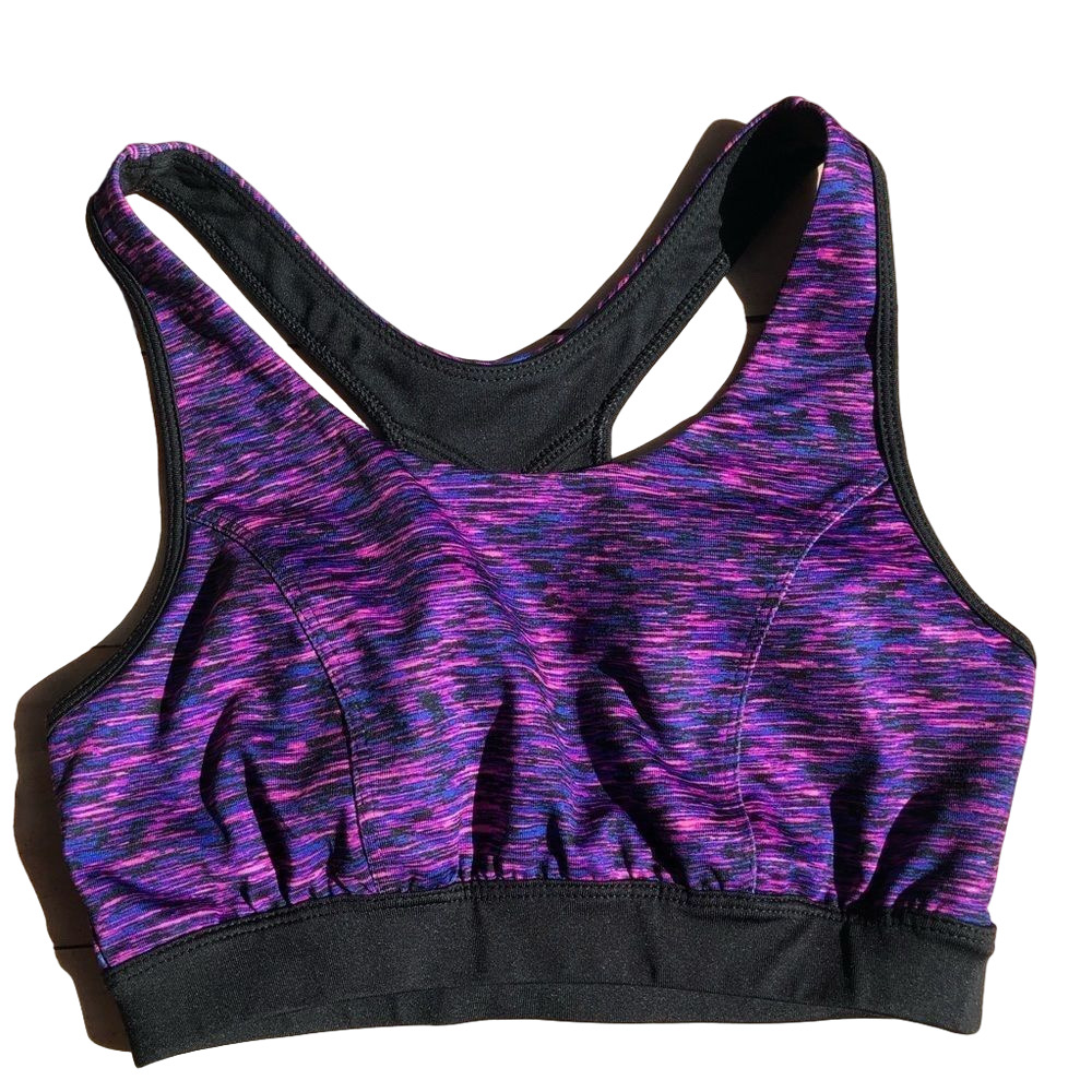 🍭6/$30 TekGear Purple Racer Back Sports Bra Small